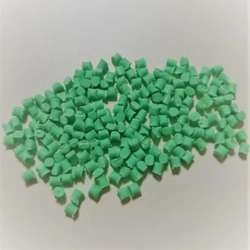 15% Nylon 6 glass filled Plastic Granules Green