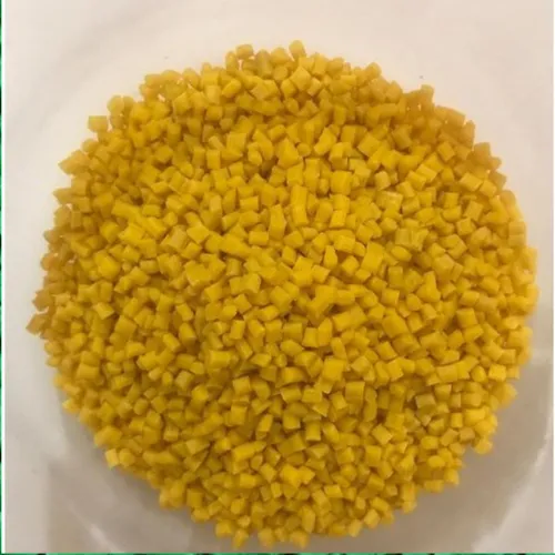30% Nylon 6 glass filled Plastic Granules Yellow