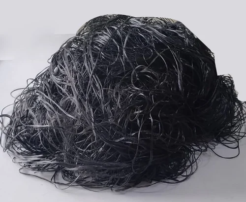 Black Nylon 6 Yarn Waste